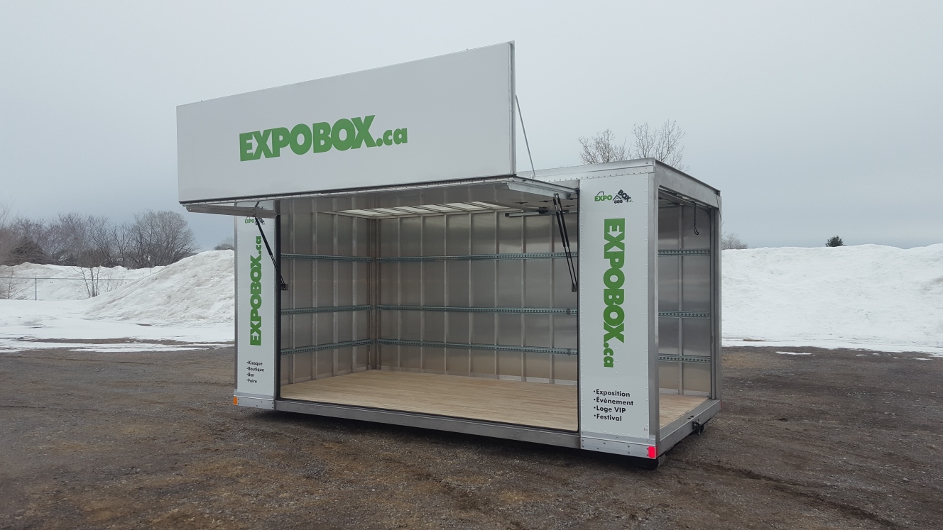 Kiosque d'exposition EXPOBOX